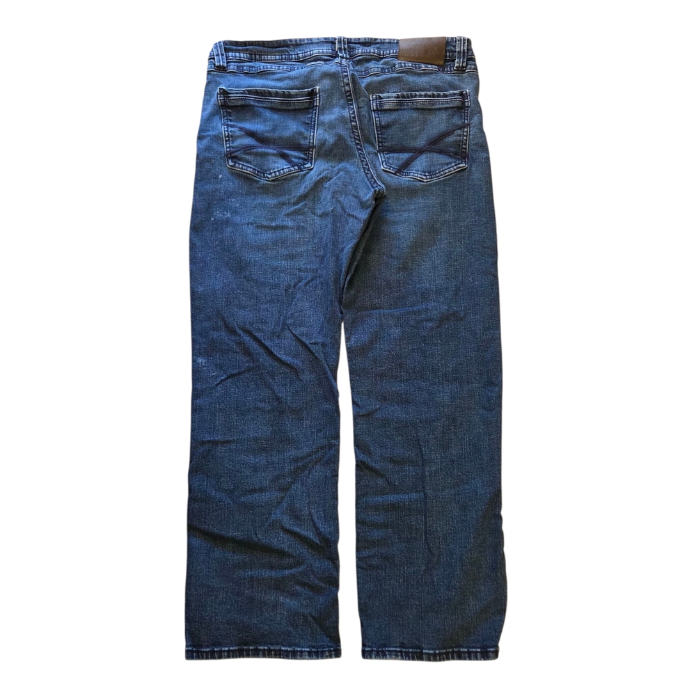 Axel Men’s Slim Boot Jeans W38 Straight Bootcut Denim Black/Blue
